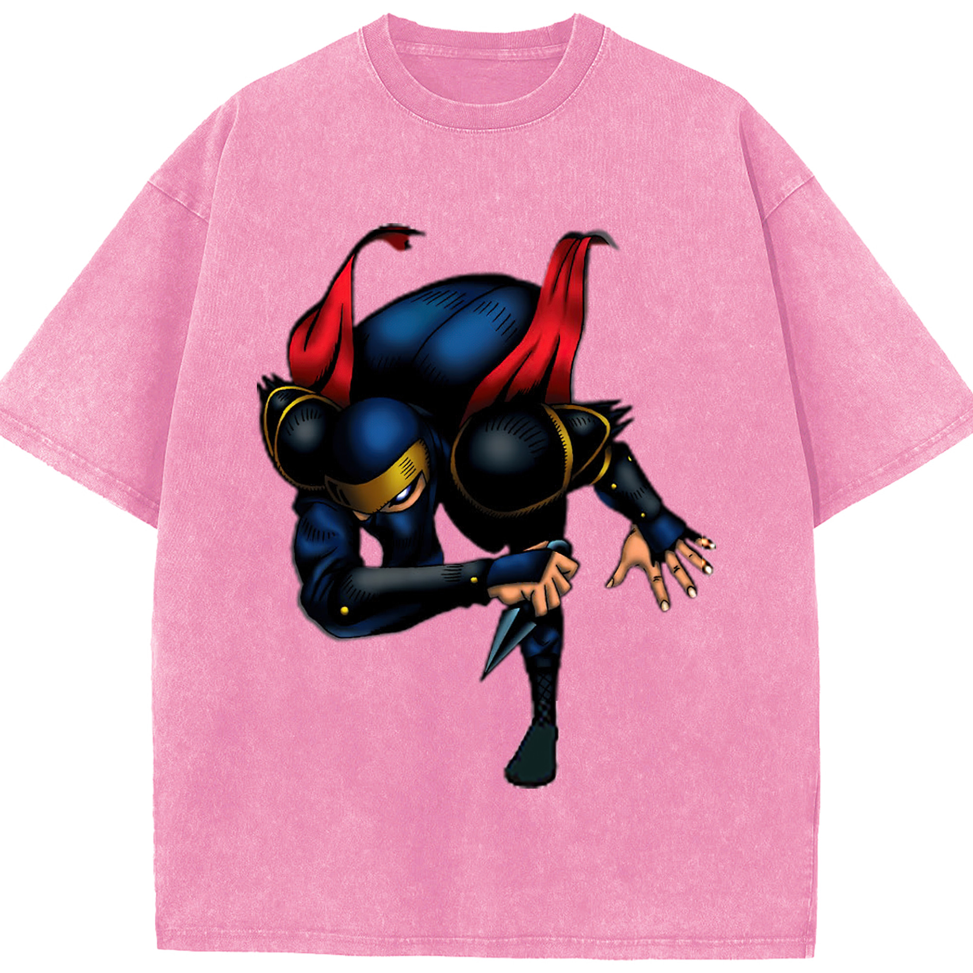 （画像用） 遊☆戯☆王 Yu-Gi-Oh! 綿100% ヴィンテージ風 半袖Tシャツ（フロントプリント）